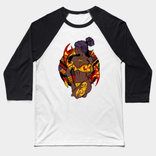 Scorpio Beauty - Nubian Edition Baseball T-Shirt